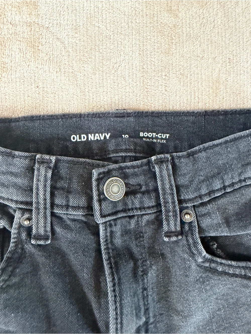 Old Navy Men's Bootcut Jeans in Faded Black